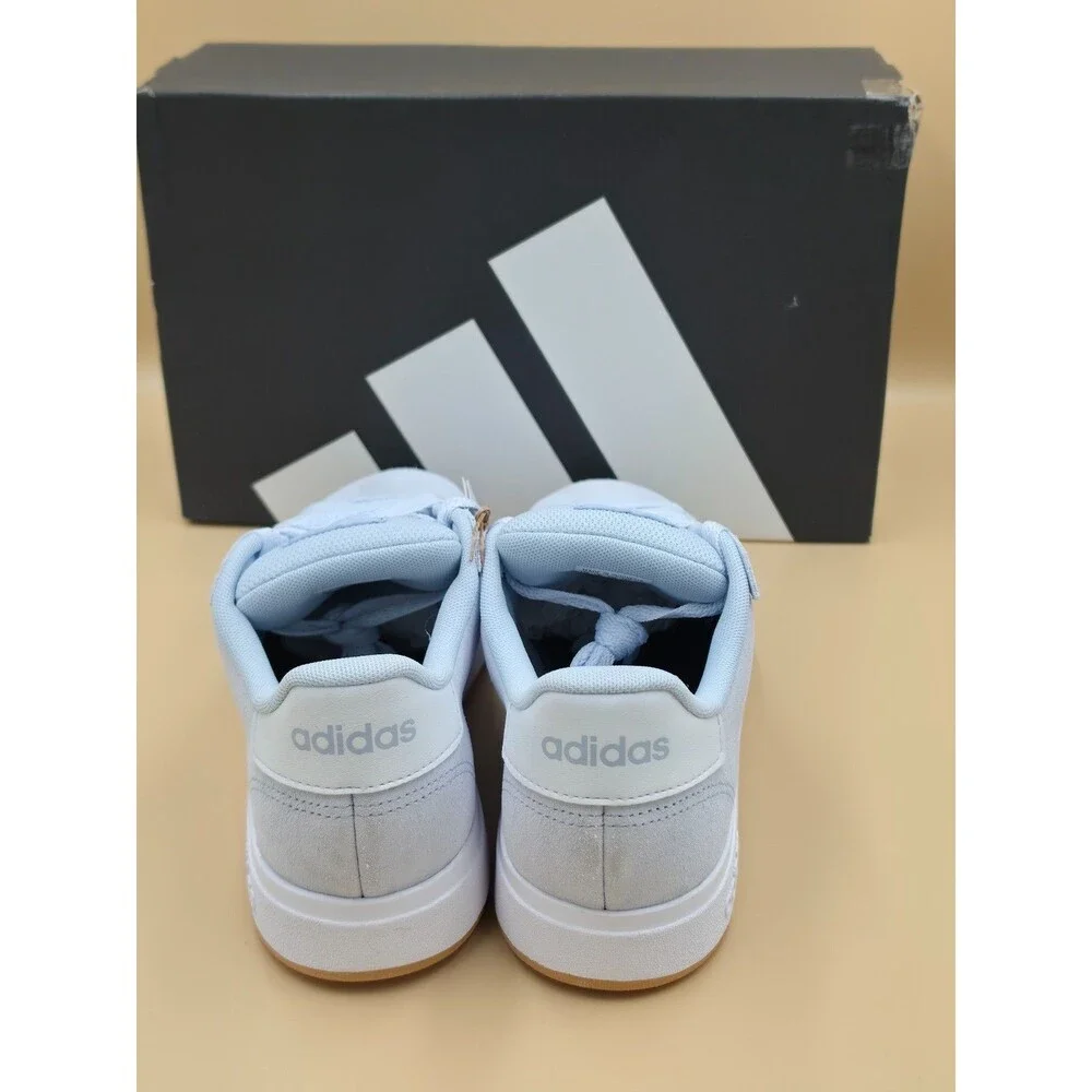 adidas Grand Court 00s Kids 6.5 Light Blue White Gum Sneakers KI4068 NIB